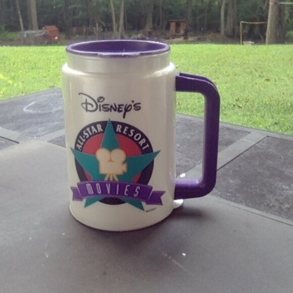 Walt Disney World 1990s All-Star Resort Movies Coca-Cola Cup Travel Mug - Picture 2 of 3